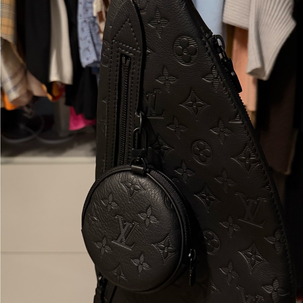 Louis Vuitton Monogram Black Belt Bag